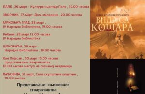 СПИСАК ПРОМОЦИЈА НЕВЕНА МИЛАКОВИЋА У РЕПУБЛИЦИ СРПСКОЈ ( МАРТ 2024 )