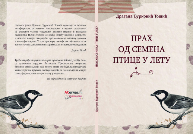 RASKLOP prah od semena ptice u letu